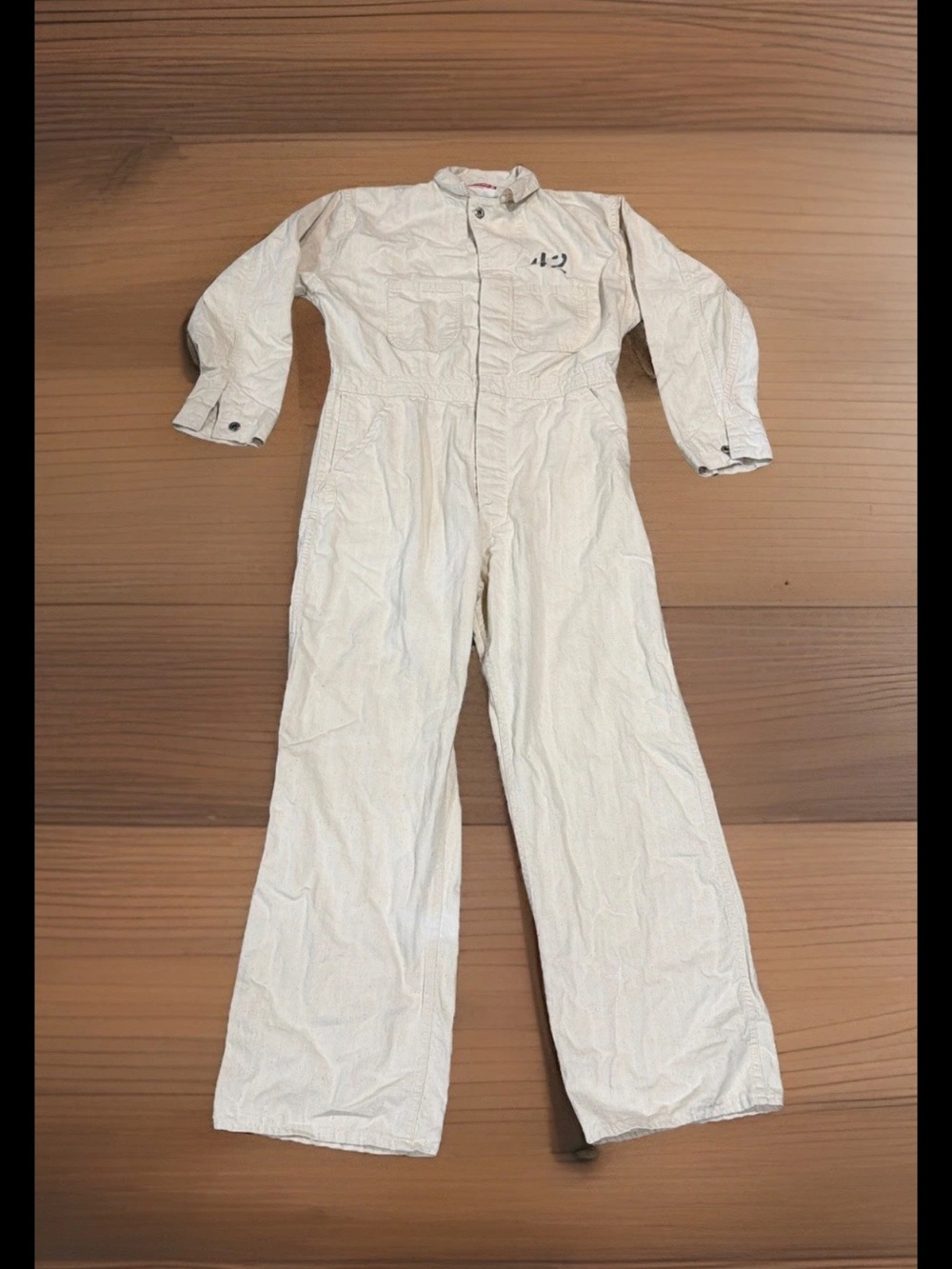 Vintage Cleveland Work Wear Coveralls 42 Shell Eng. Shell Oil Engineering Suit